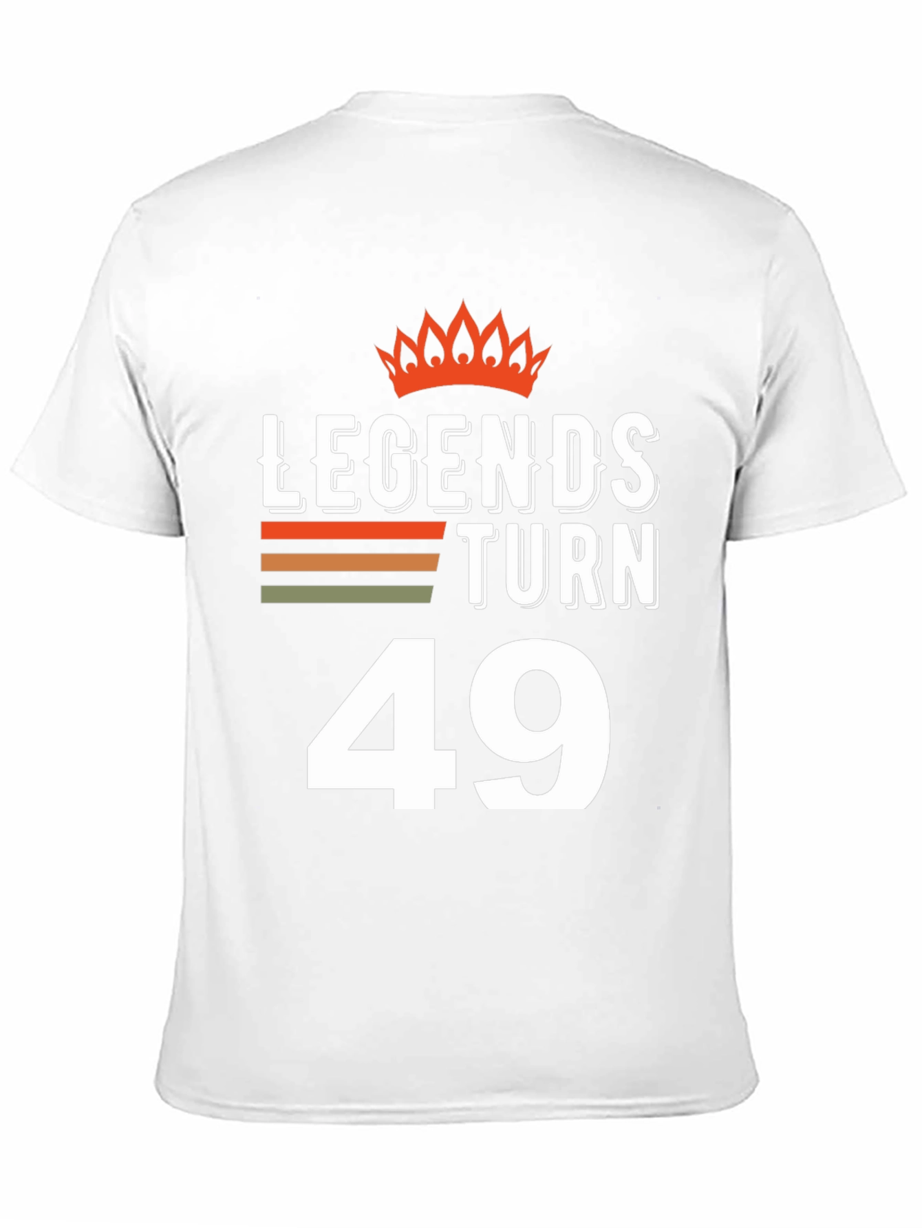 Legends Turn 49 Black Graphic Tee