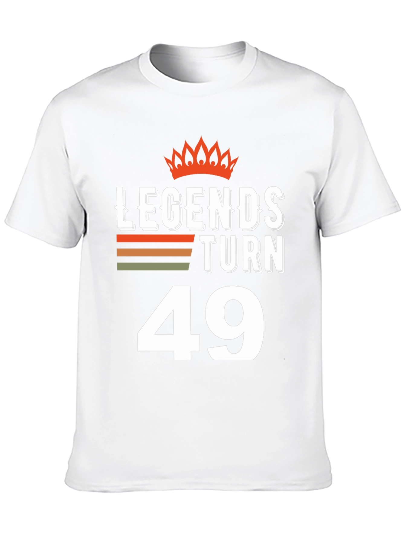 Legends Turn 49 Black Graphic Tee