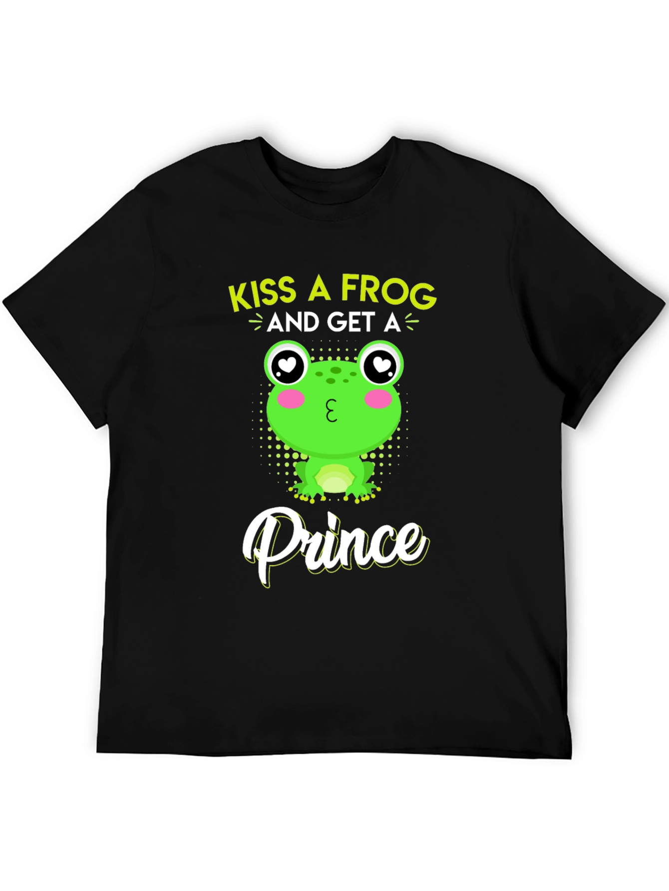 Kiss A Frog Prince T-Shirt - Novelty Graphic Tee