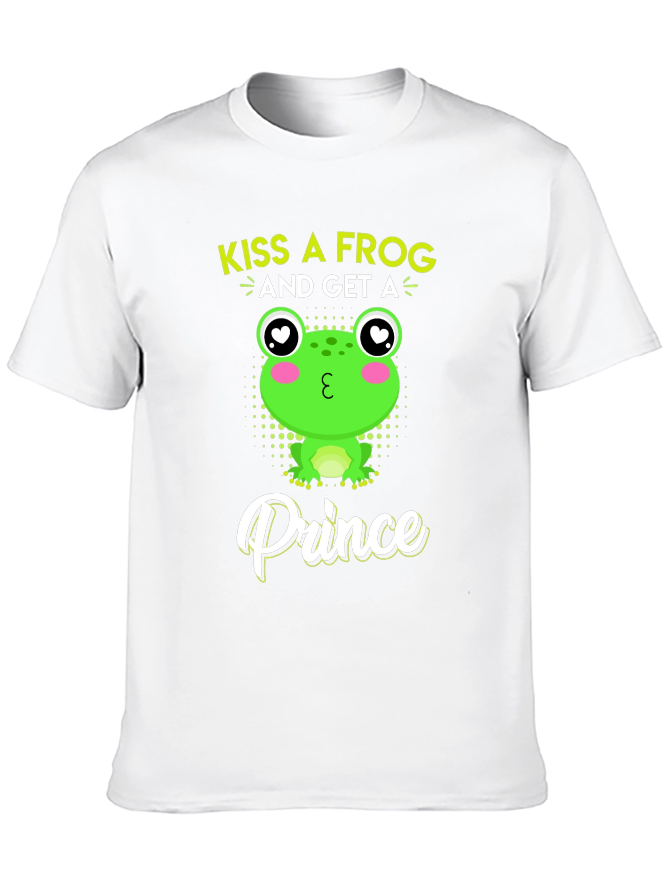 Kiss A Frog Prince T-Shirt - Novelty Graphic Tee