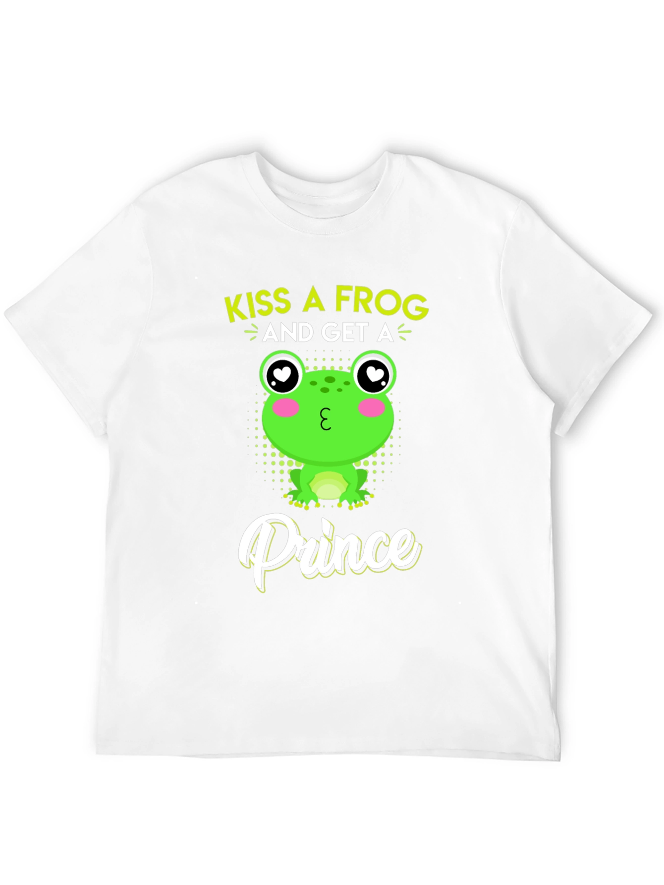 Kiss A Frog Prince T-Shirt - Novelty Graphic Tee