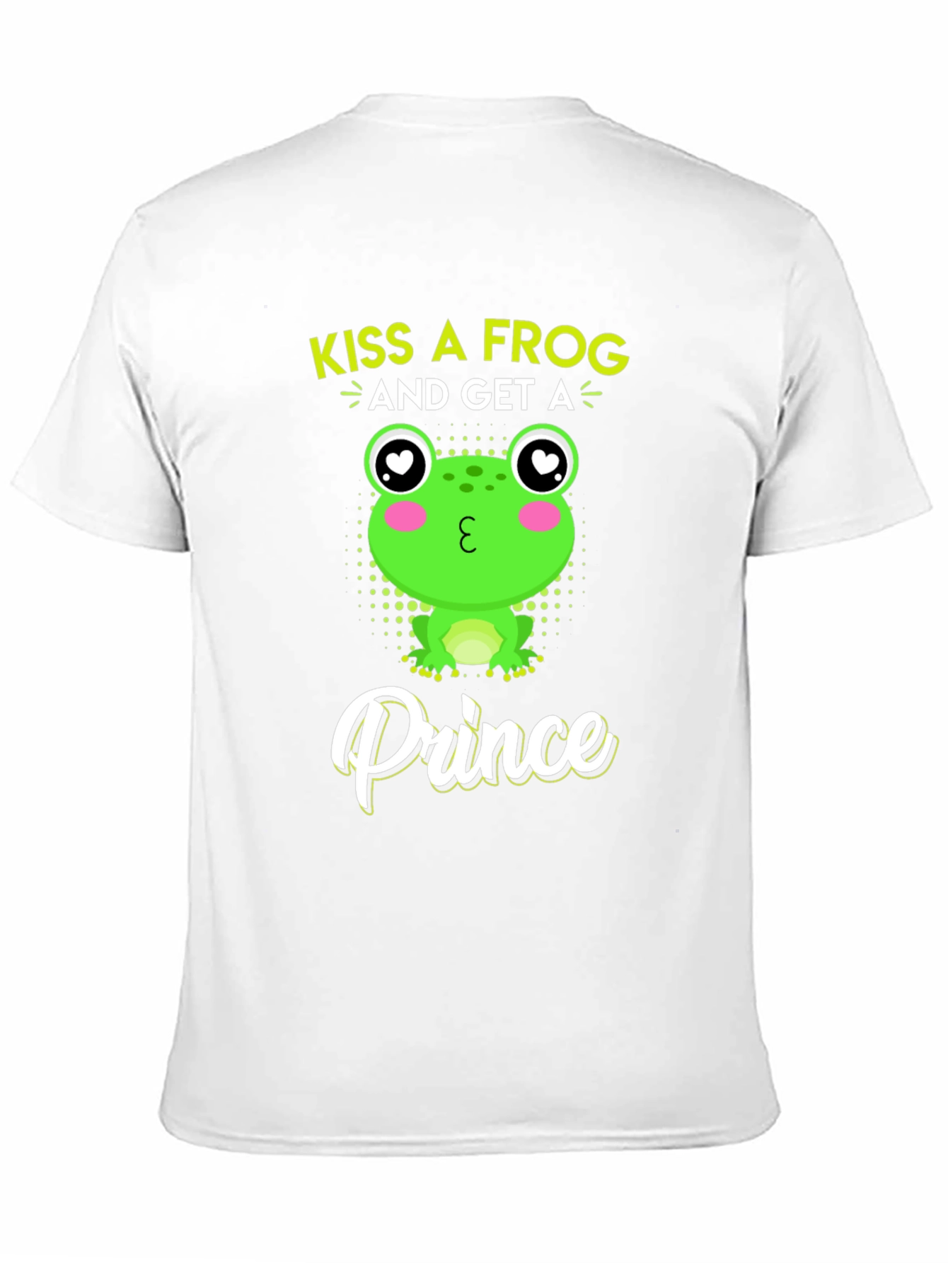 Kiss A Frog Prince T-Shirt - Novelty Graphic Tee