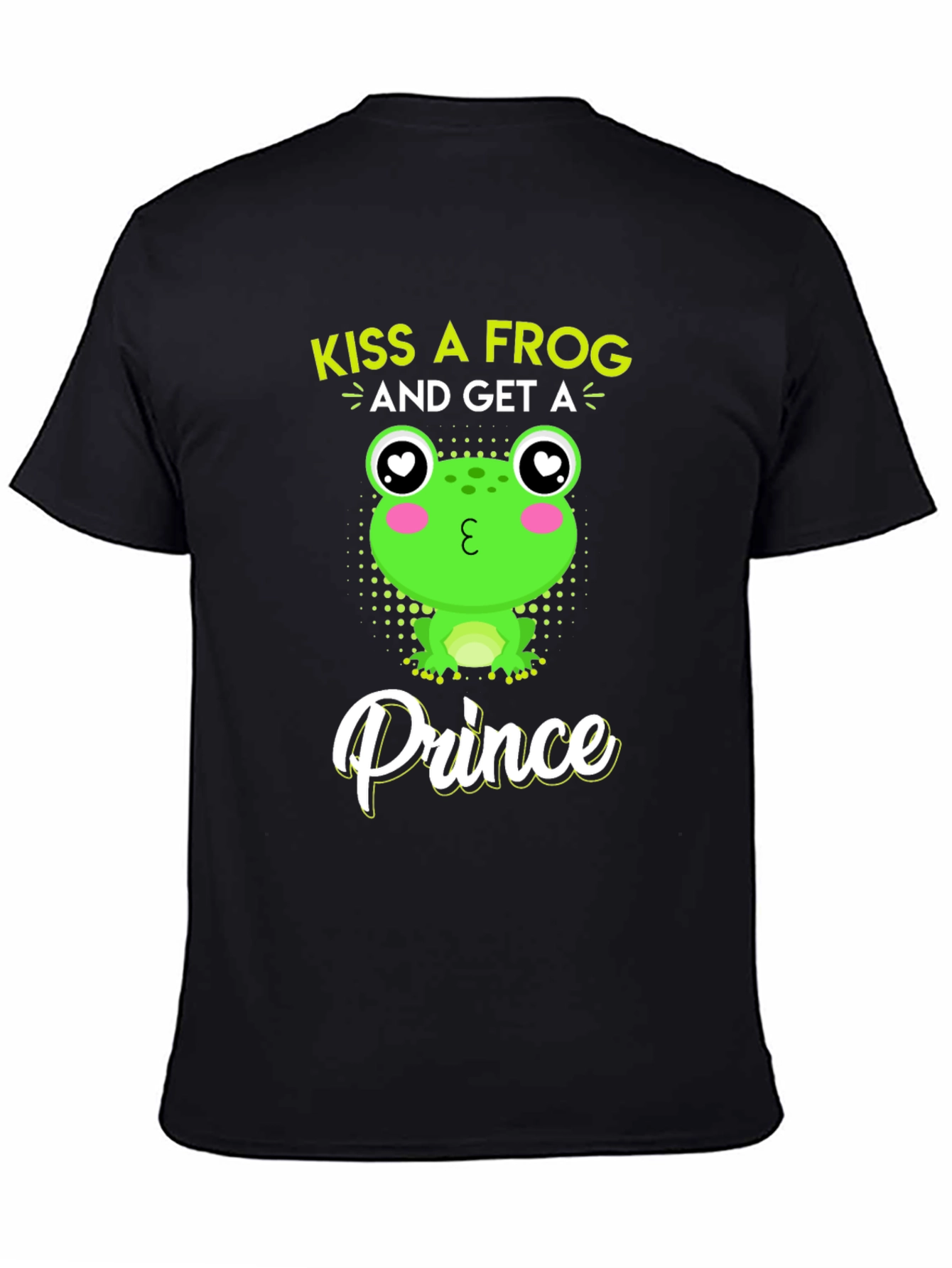 Kiss A Frog Prince T-Shirt - Novelty Graphic Tee