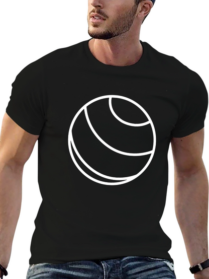 Modern Graphic Tee - Minimalist Circle Design