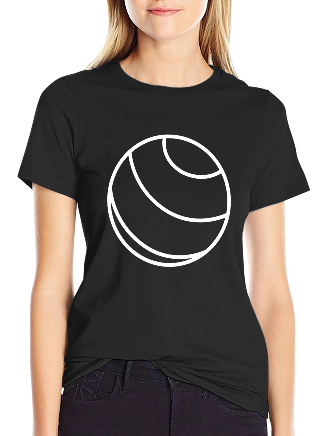 Modern Graphic Tee - Minimalist Circle Design