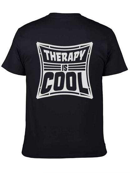 Therapy Is Cool Graphic Tee - Comfort Fit
