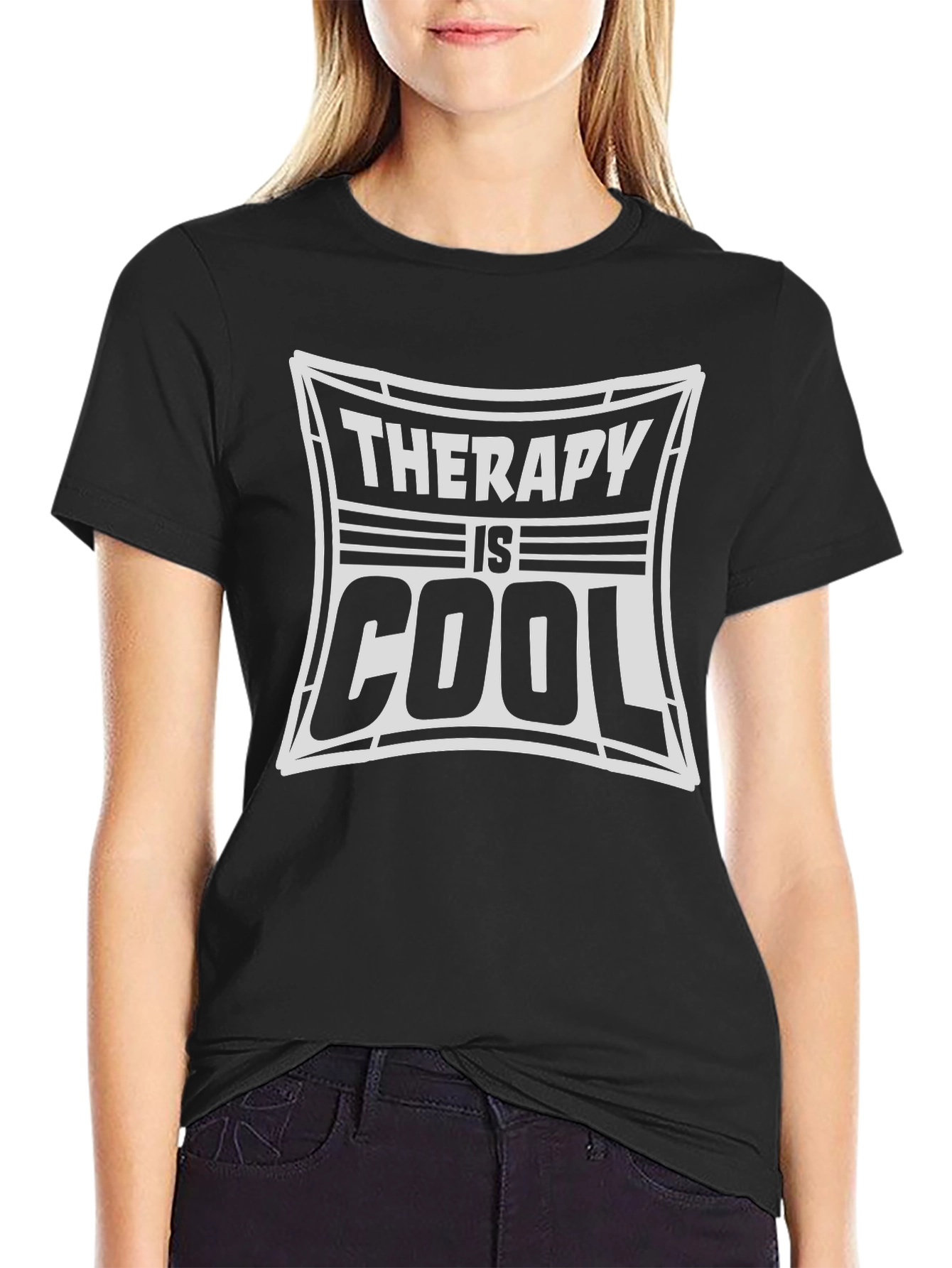 Therapy Is Cool Graphic Tee - Comfort Fit