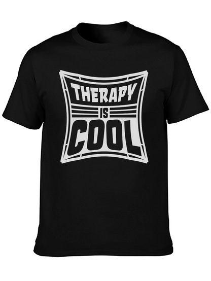 Therapy Is Cool Graphic Tee - Comfort Fit