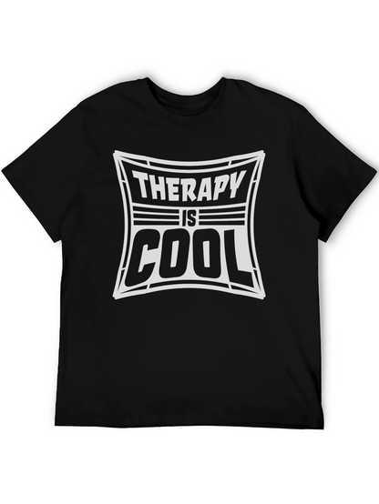 Therapy Is Cool Graphic Tee - Comfort Fit