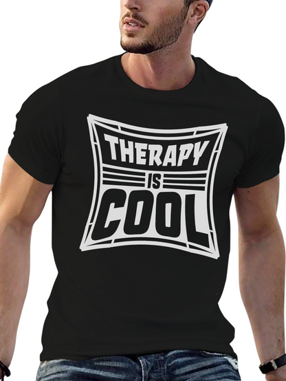 Therapy Is Cool Graphic Tee - Comfort Fit
