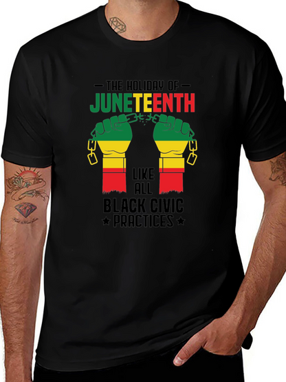 Juneteenth Holiday Graphic T-Shirt