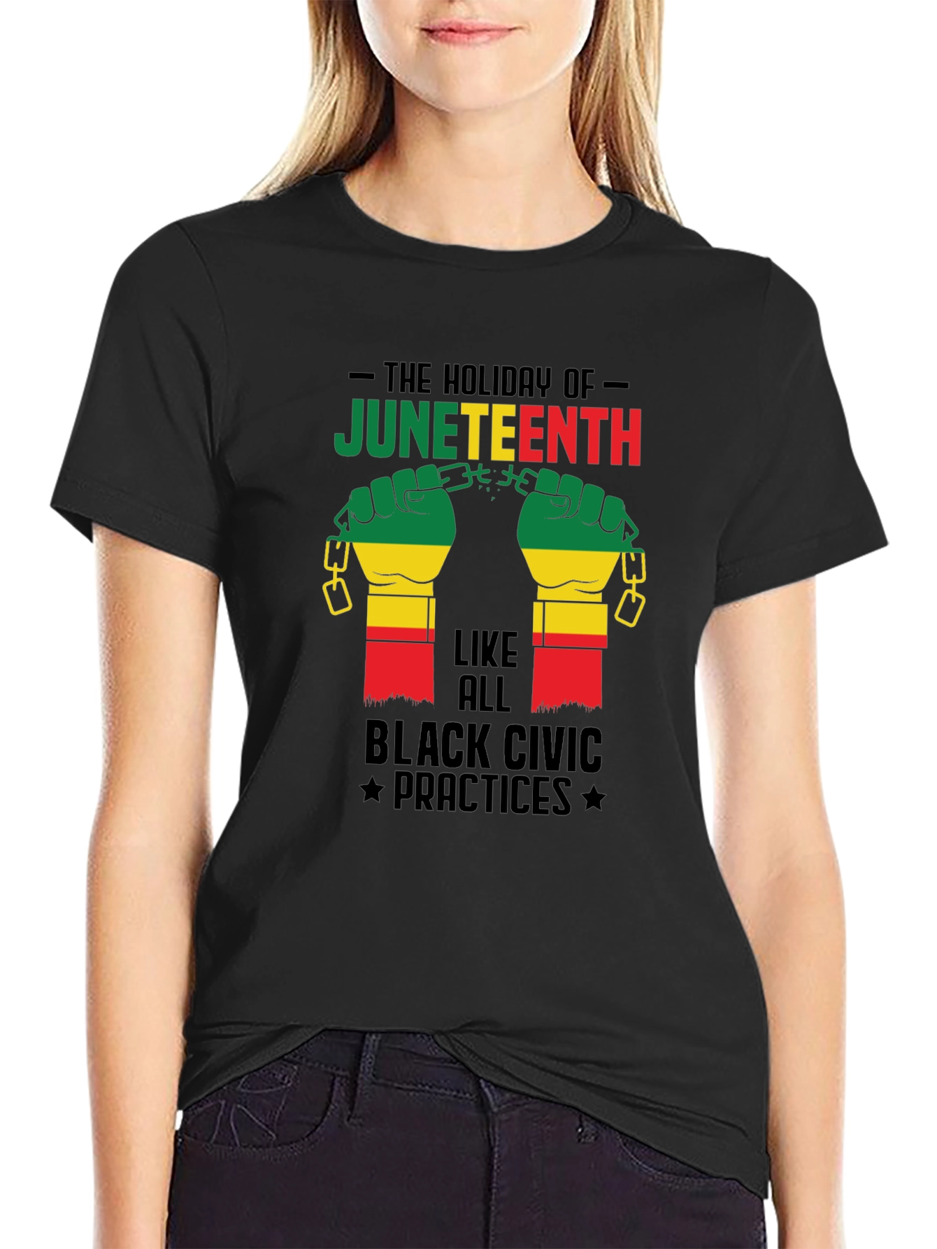 Juneteenth Holiday Graphic T-Shirt