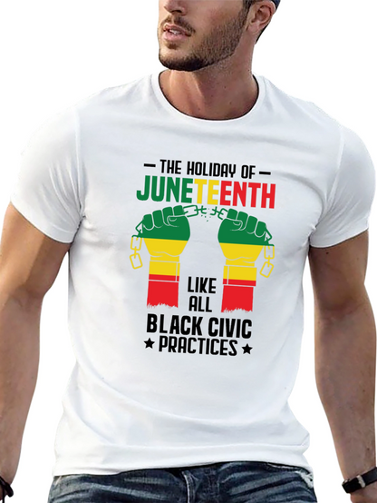 Juneteenth Holiday Graphic T-Shirt