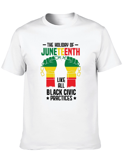 Juneteenth Holiday Graphic T-Shirt