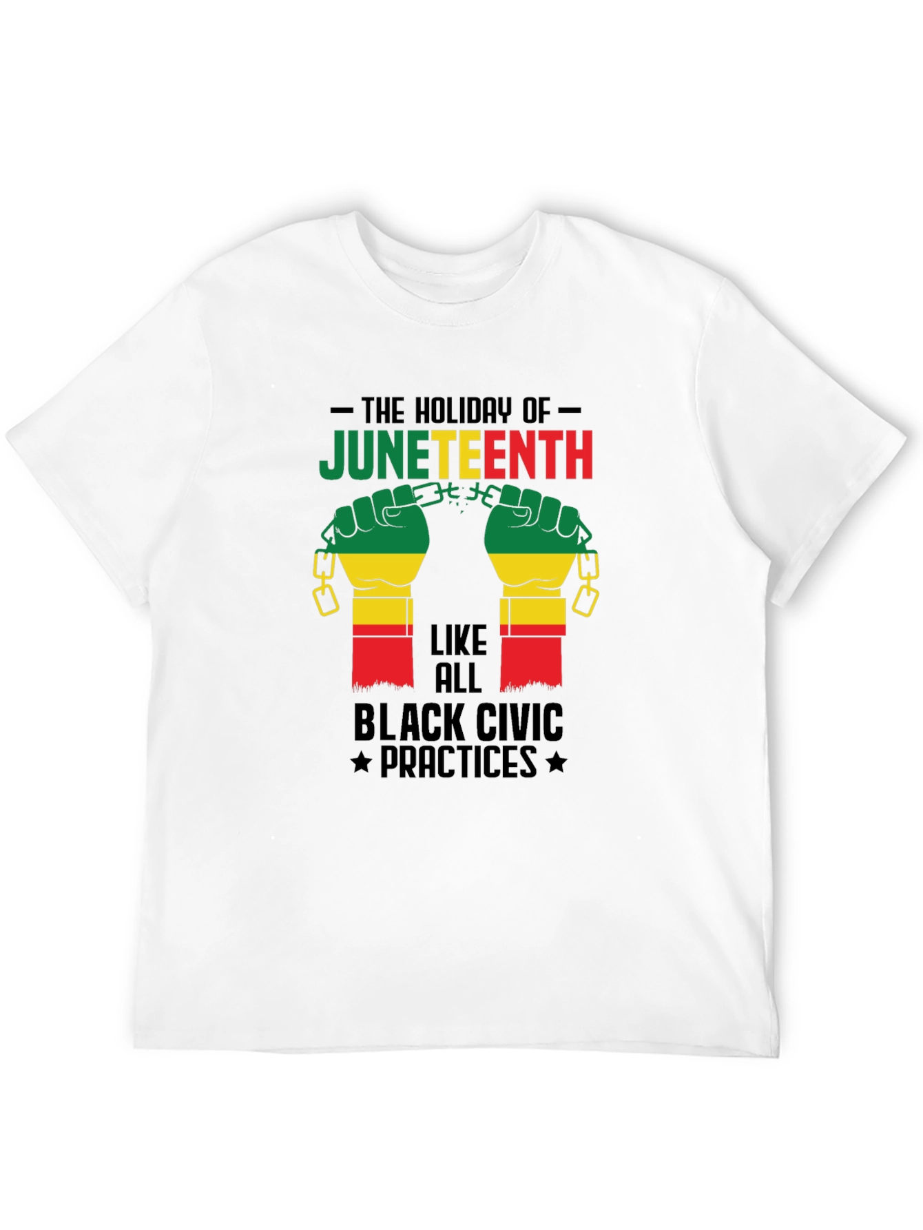 Juneteenth Holiday Graphic T-Shirt