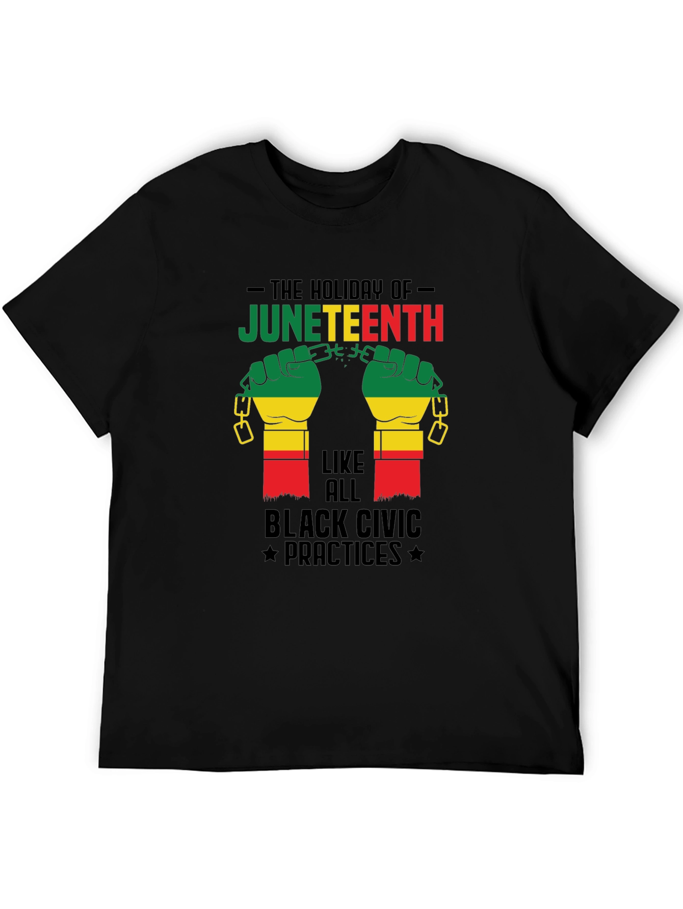 Juneteenth Holiday Graphic T-Shirt
