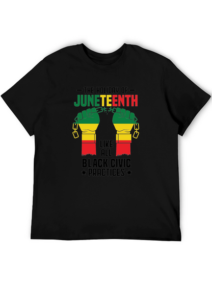 Juneteenth Holiday Graphic T-Shirt