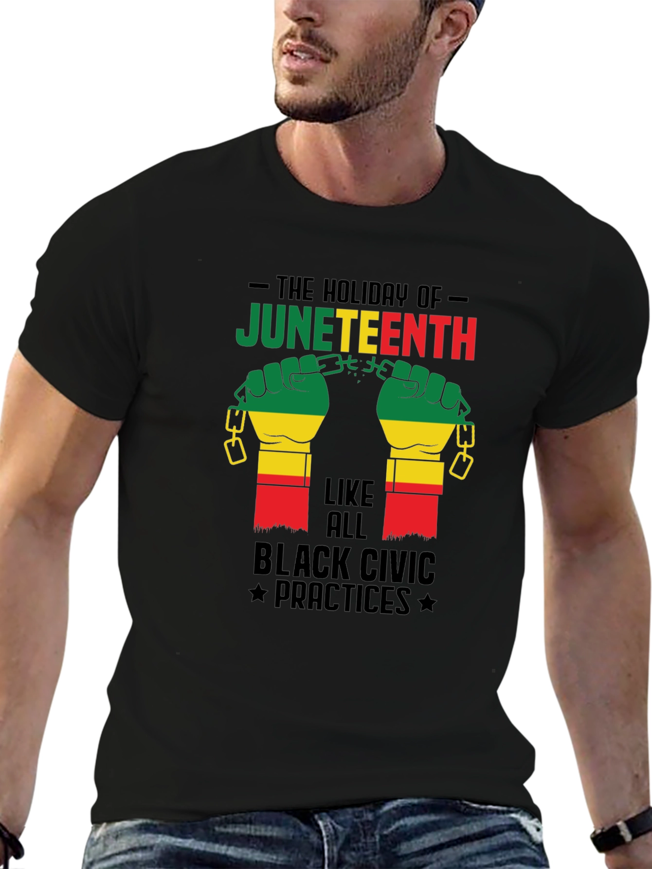 Juneteenth Holiday Graphic T-Shirt