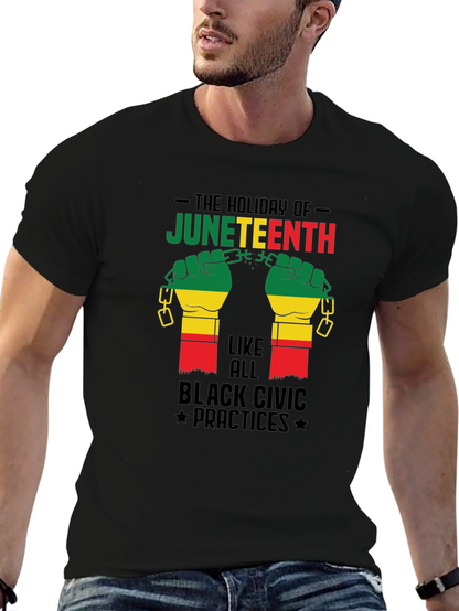 Juneteenth Holiday Graphic T-Shirt