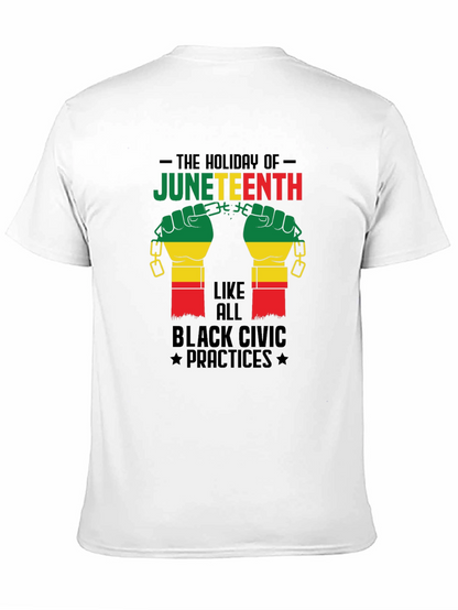Juneteenth Holiday Graphic T-Shirt