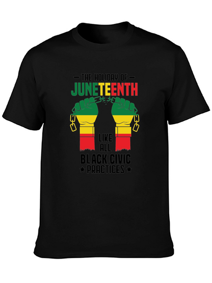 Juneteenth Holiday Graphic T-Shirt