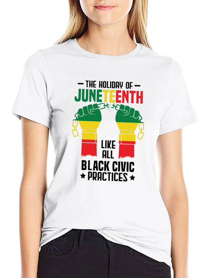 Juneteenth Holiday Graphic T-Shirt
