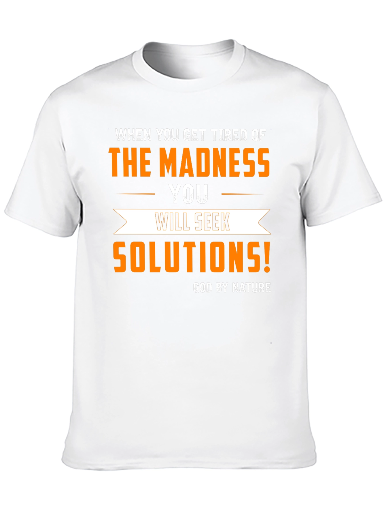 Madness Solutions Graphic Tee - Mens Black T-Shirt