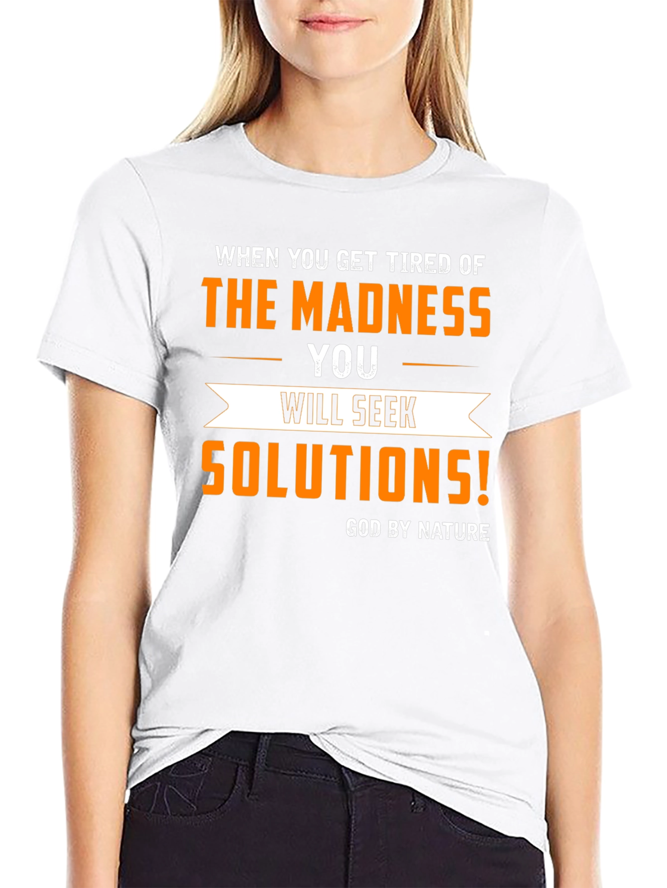 Madness Solutions Graphic Tee - Mens Black T-Shirt