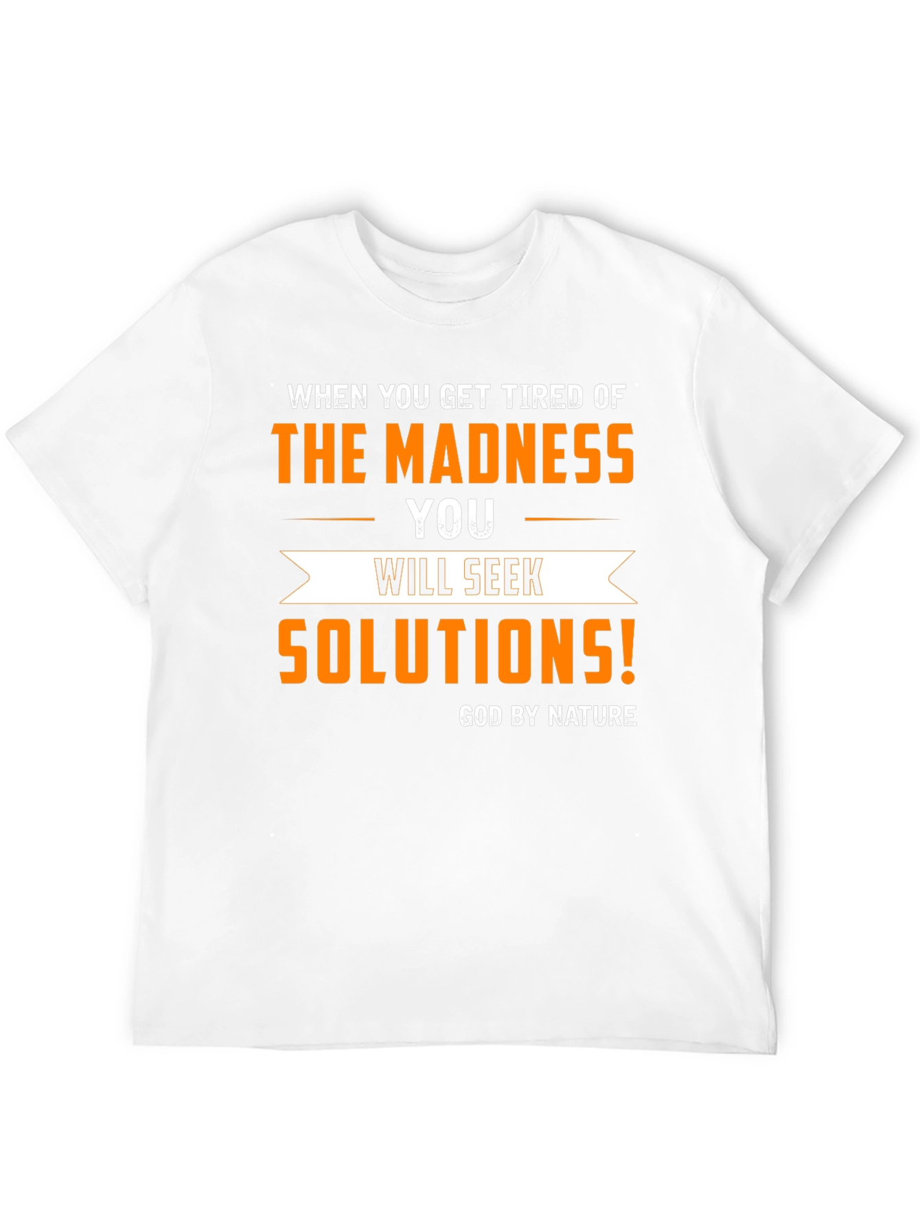 Madness Solutions Graphic Tee - Mens Black T-Shirt