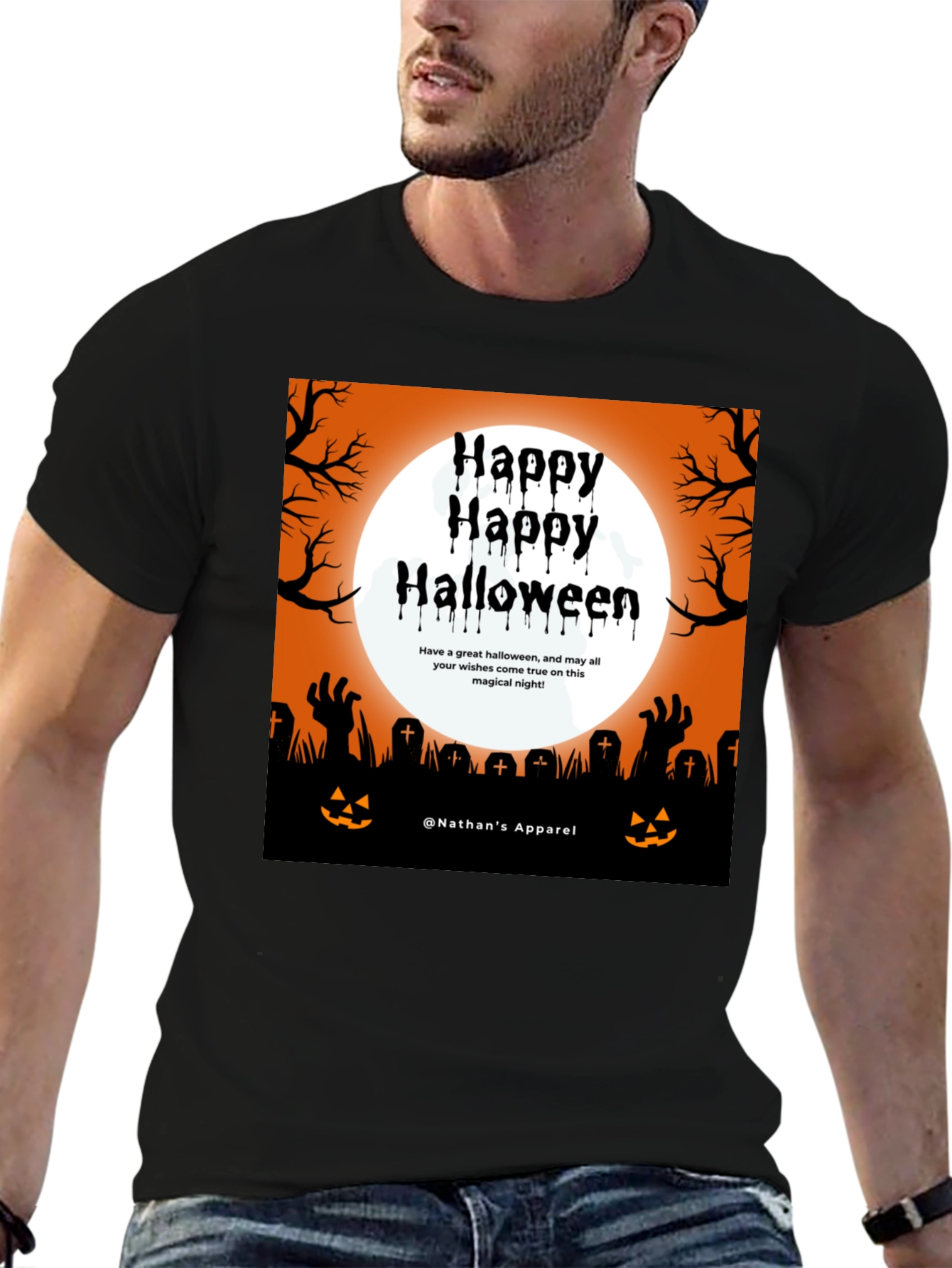 Happy Halloween T-Shirt - Spooky Season Apparel