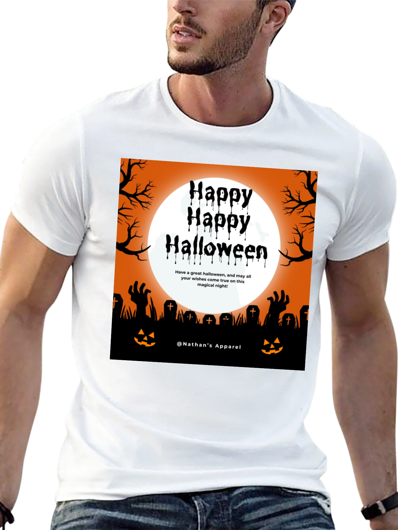 Happy Halloween T-Shirt - Spooky Season Apparel