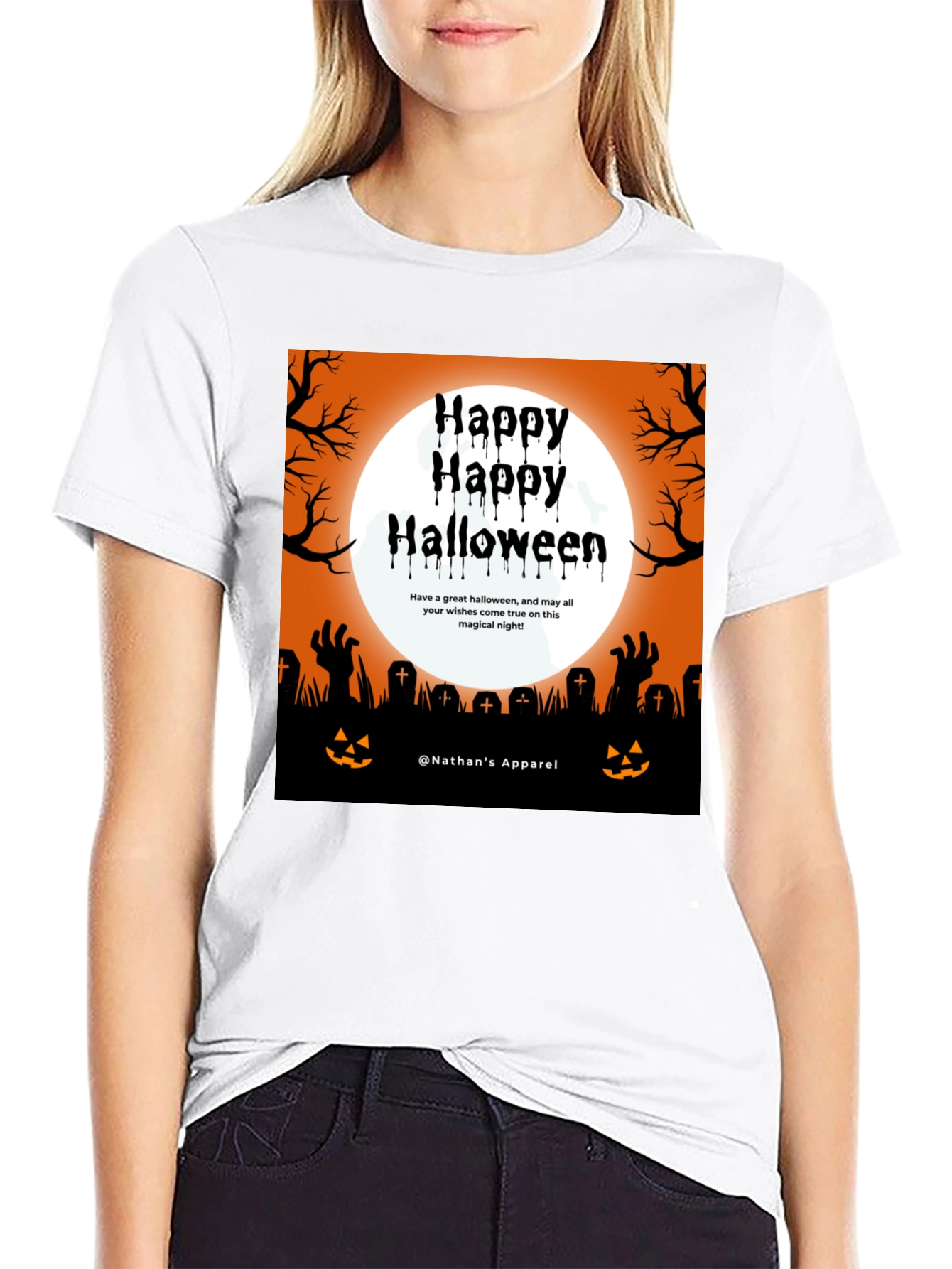 Happy Halloween T-Shirt - Spooky Season Apparel