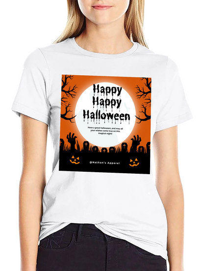 Happy Halloween T-Shirt - Spooky Season Apparel
