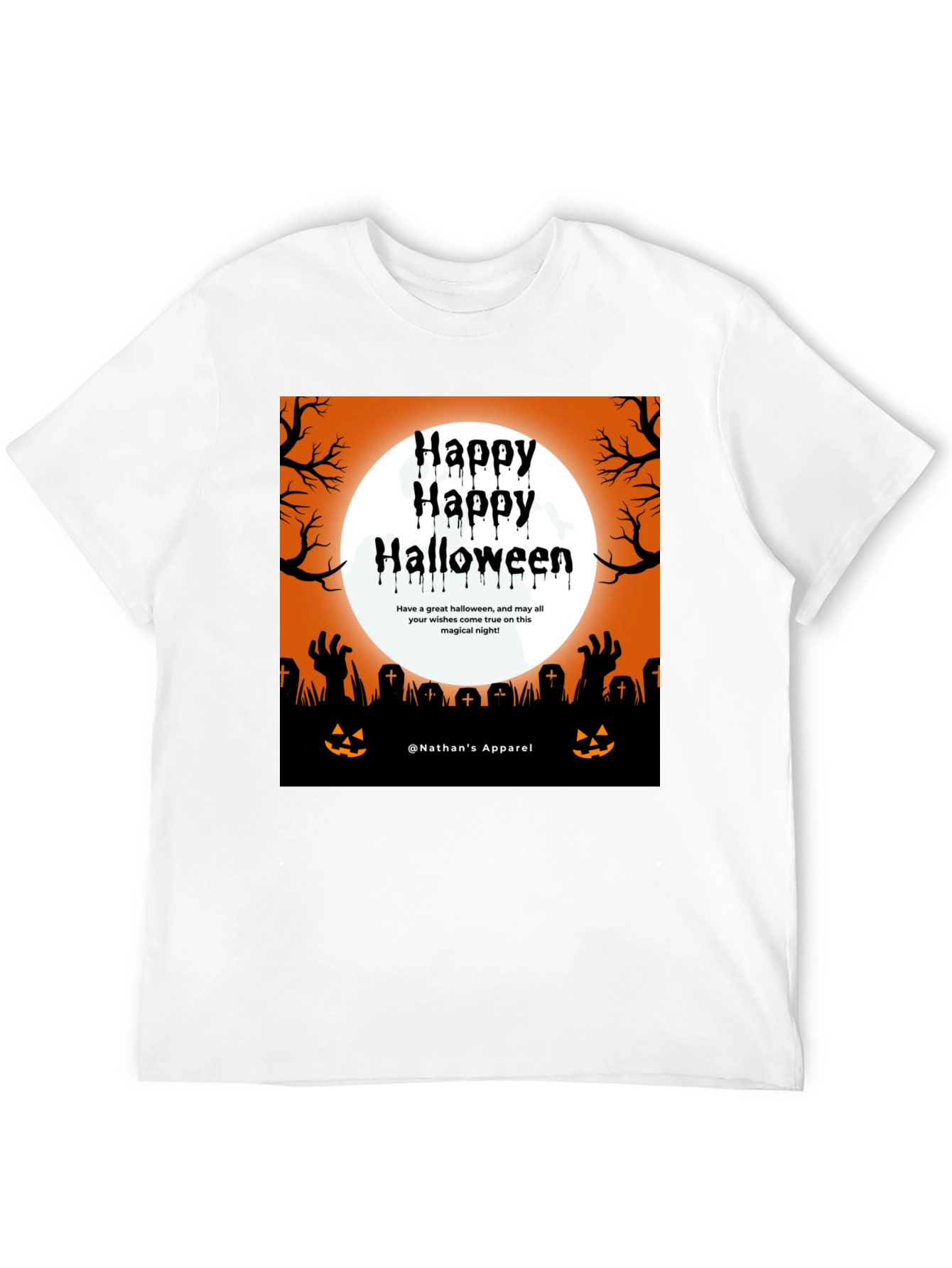 Happy Halloween T-Shirt - Spooky Season Apparel