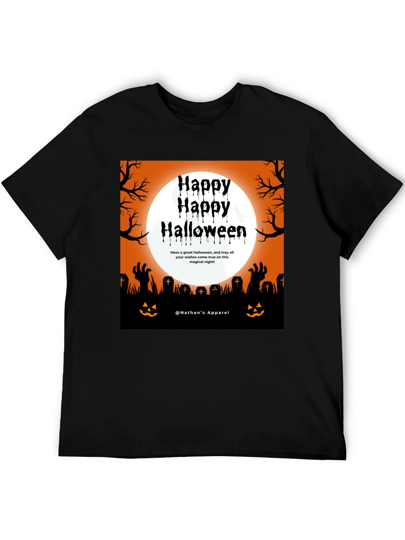 Happy Halloween T-Shirt - Spooky Season Apparel