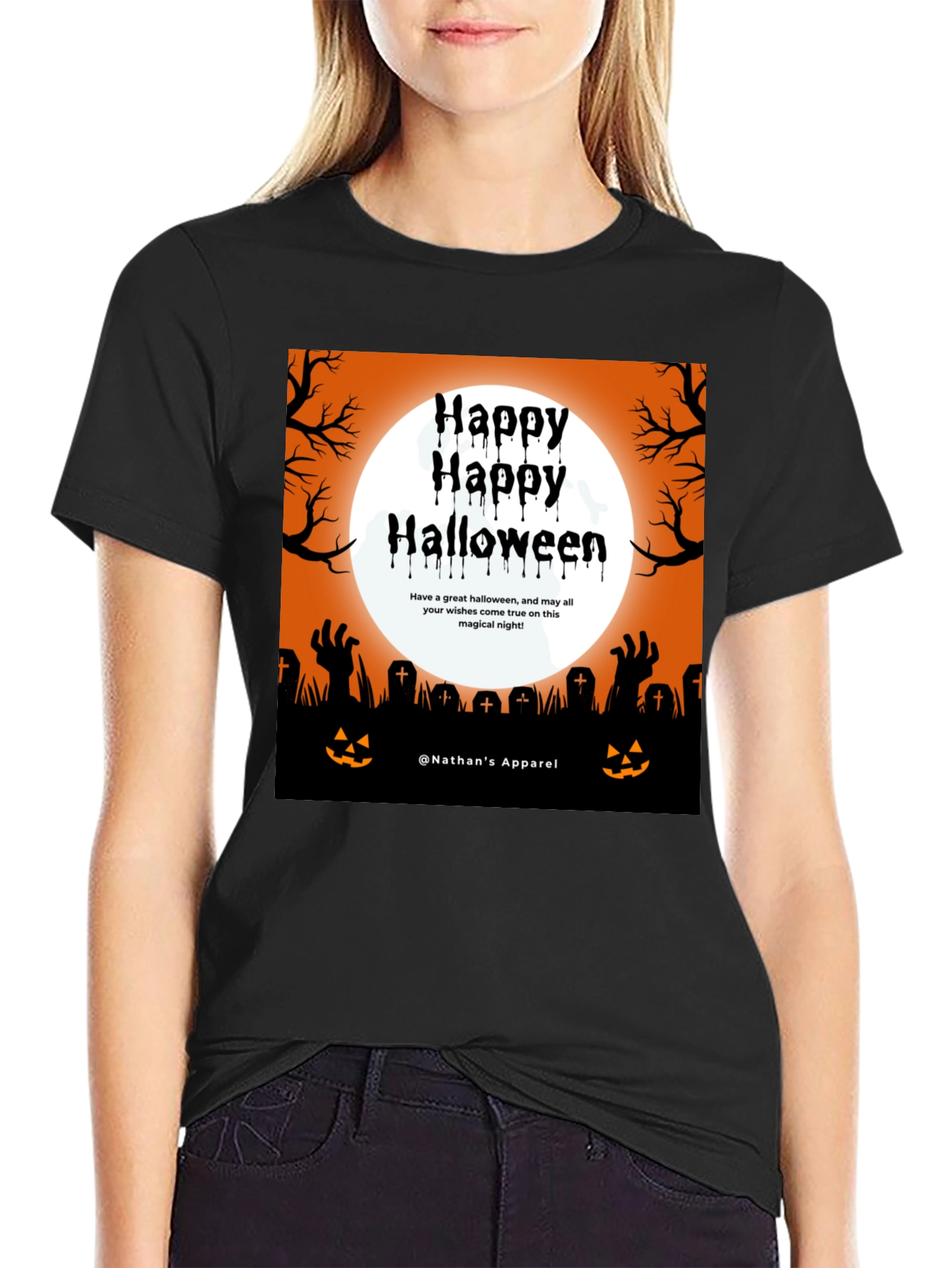 Happy Halloween T-Shirt - Spooky Season Apparel