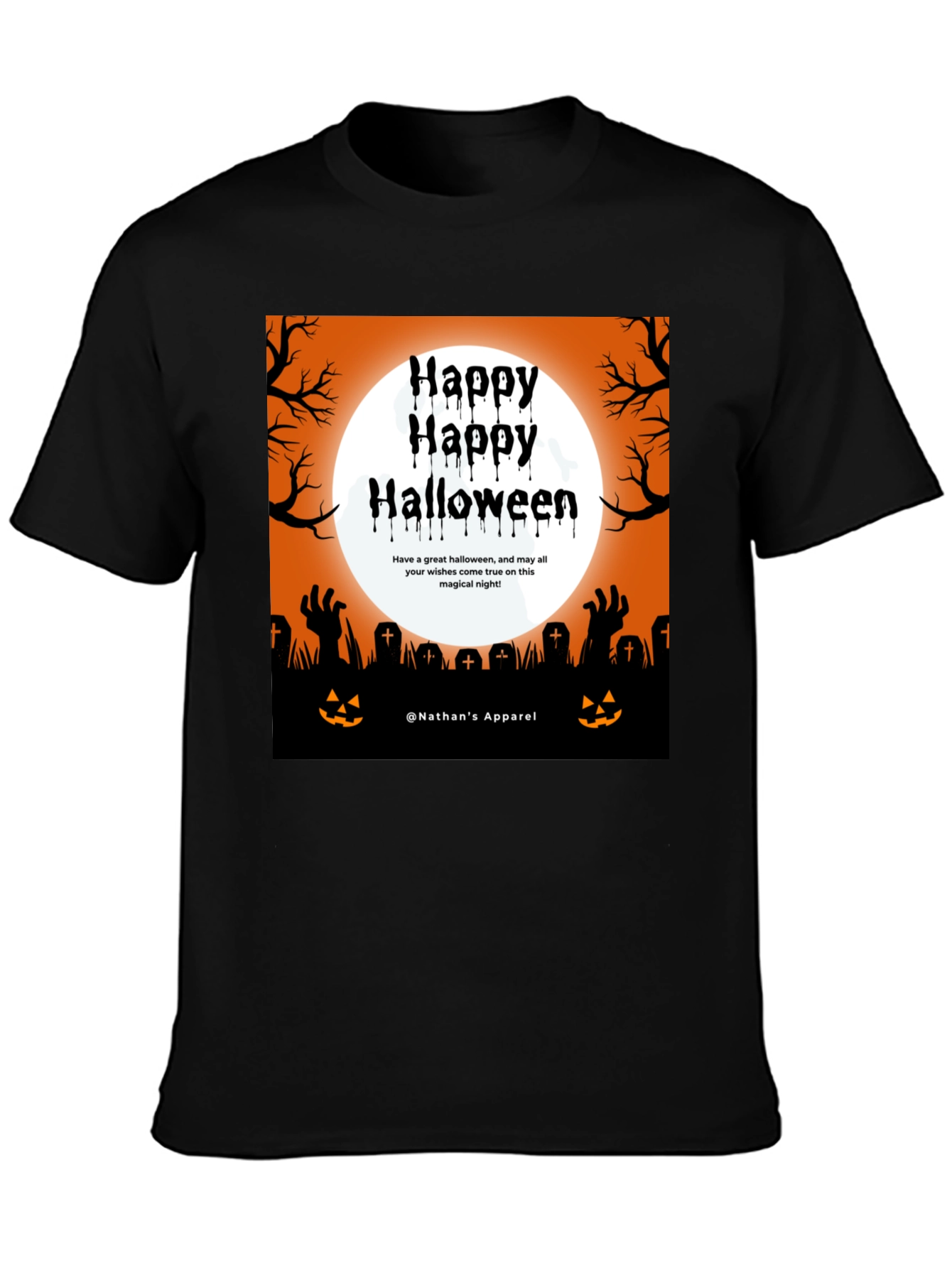 Happy Halloween T-Shirt - Spooky Season Apparel