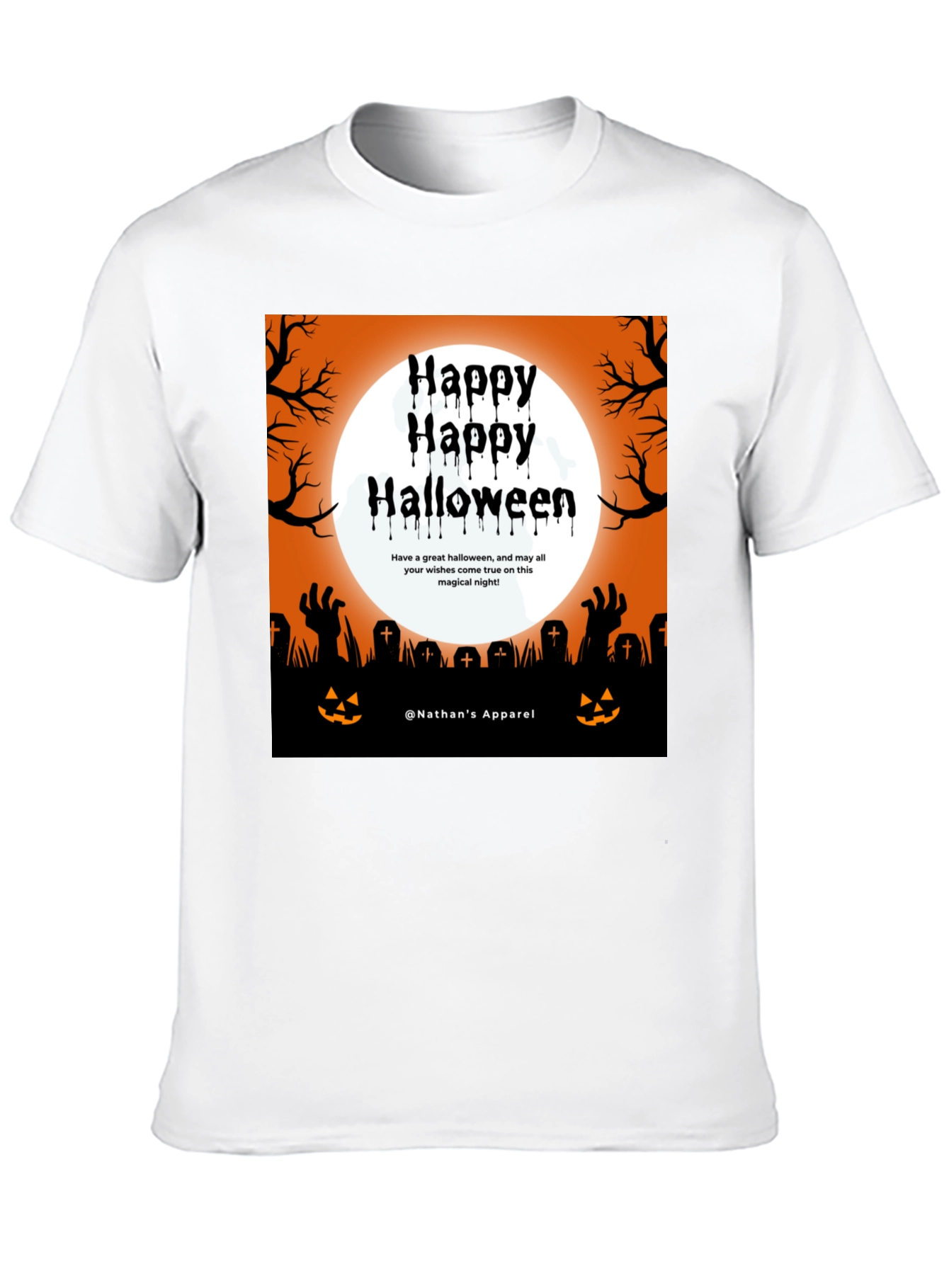 Happy Halloween T-Shirt - Spooky Season Apparel