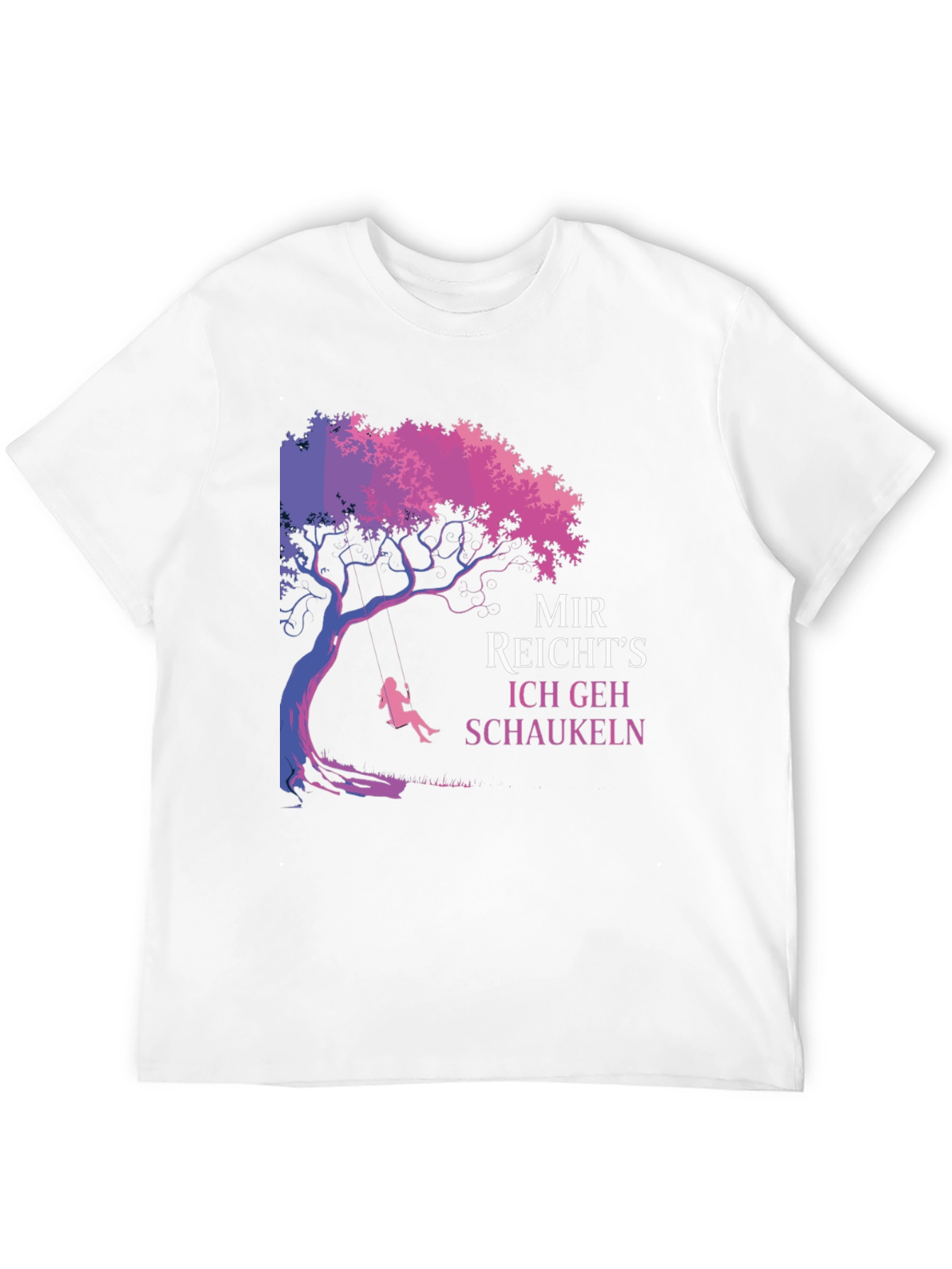 Mir Reichts Ich Geh Schaukeln Tree Swing Graphic Tee