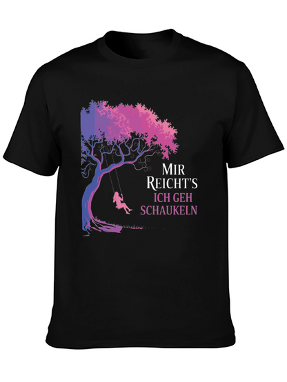 Mir Reichts Ich Geh Schaukeln Tree Swing Graphic Tee