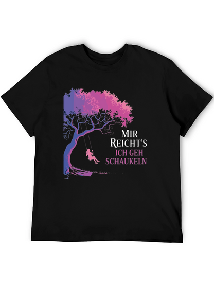 Mir Reichts Ich Geh Schaukeln Tree Swing Graphic Tee