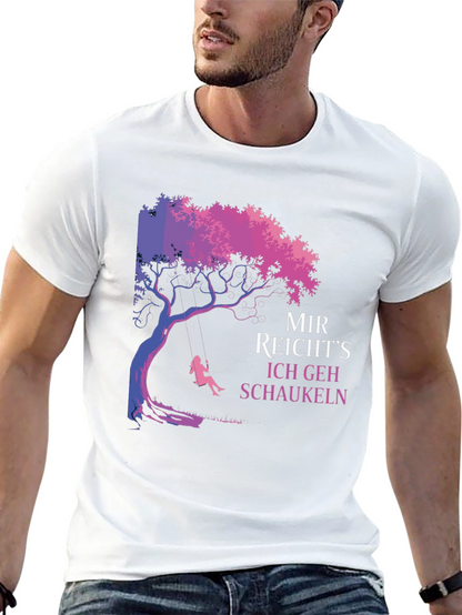 Mir Reichts Ich Geh Schaukeln Tree Swing Graphic Tee