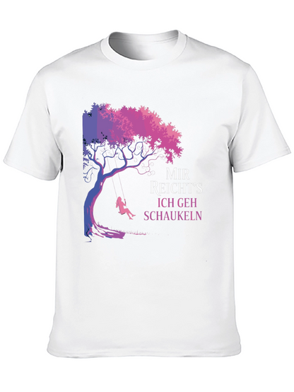 Mir Reichts Ich Geh Schaukeln Tree Swing Graphic Tee