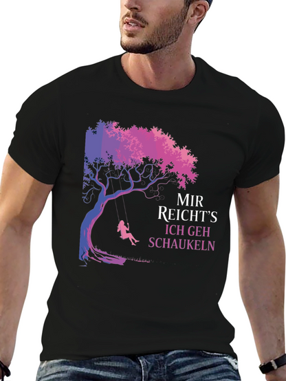 Mir Reichts Ich Geh Schaukeln Tree Swing Graphic Tee