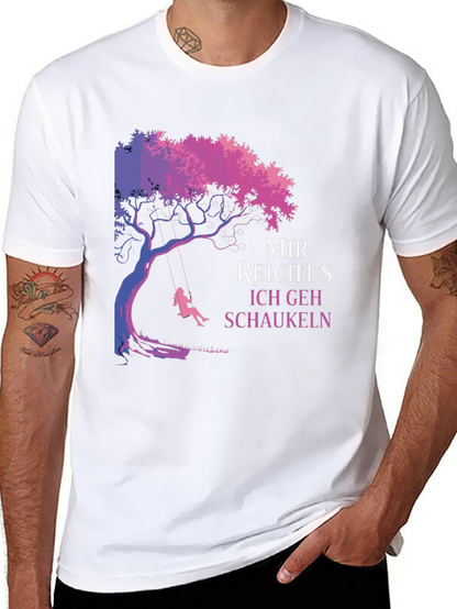 Mir Reichts Ich Geh Schaukeln Tree Swing Graphic Tee