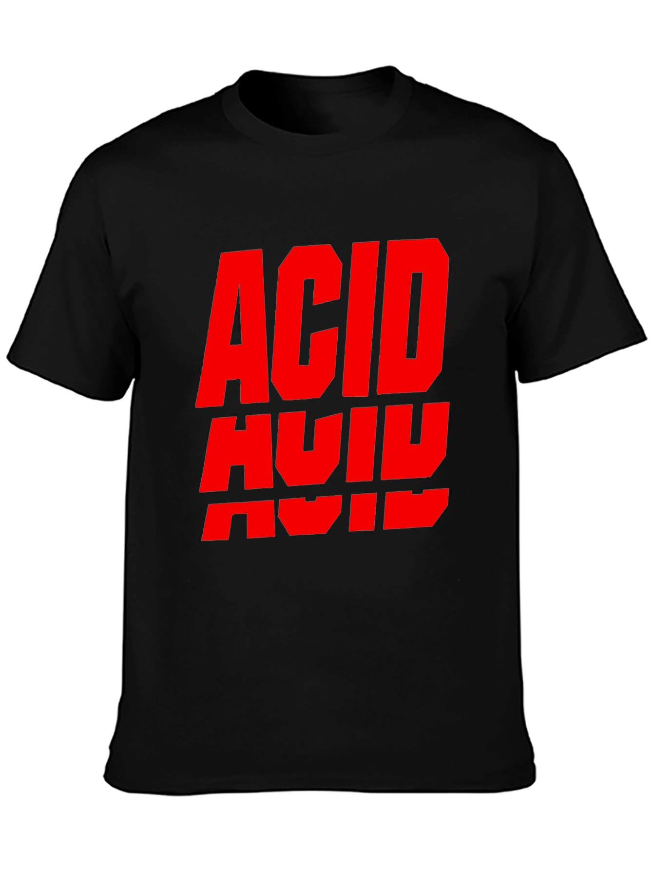 Bold ACID Graphic Tee - Black