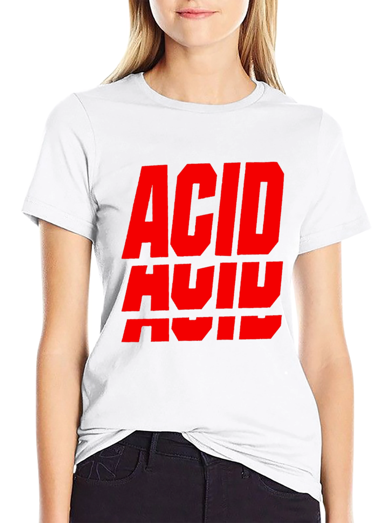 Bold ACID Graphic Tee - Black