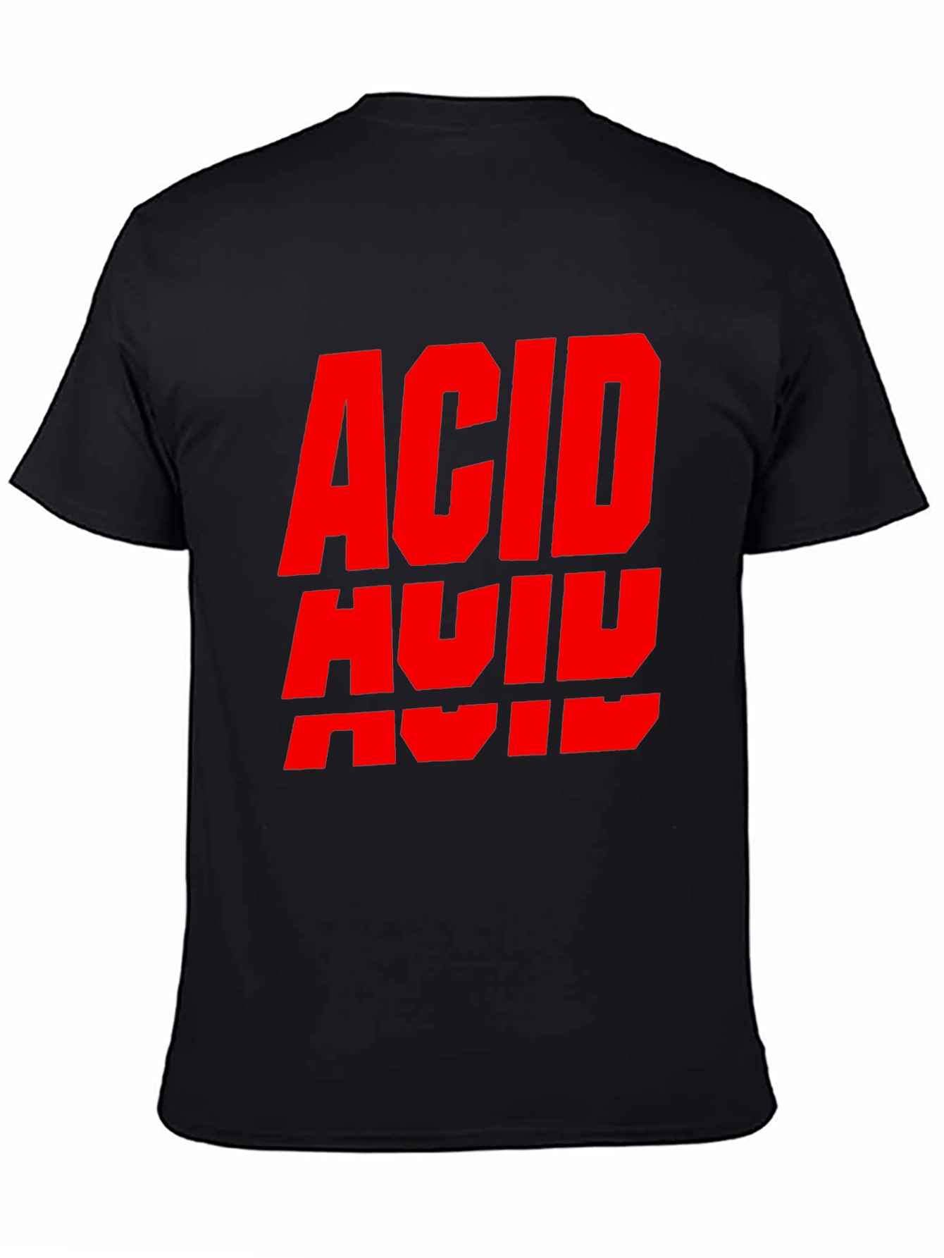 Bold ACID Graphic Tee - Black