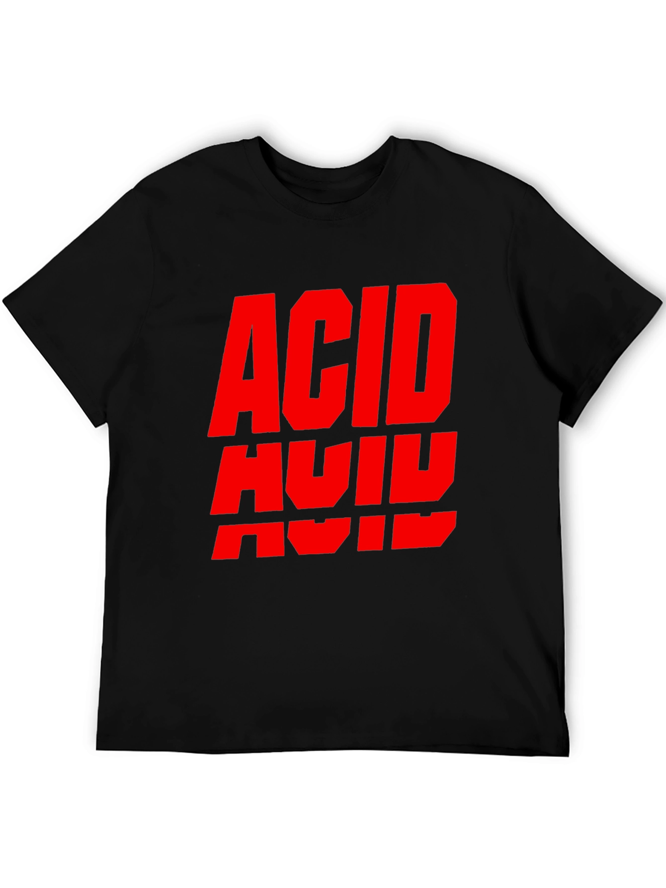Bold ACID Graphic Tee - Black