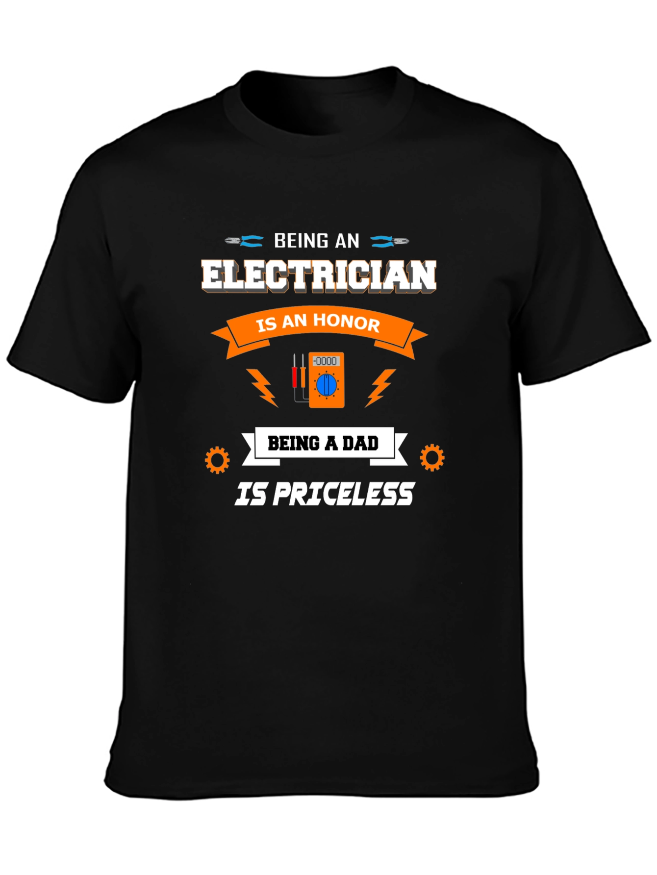 Electrician Dad T-Shirt - Honor & Priceless